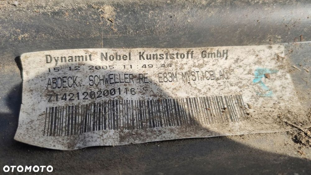 EU LISTWA PROGOWA PRAWA BMW X3 E83 M-PAKIET - 4