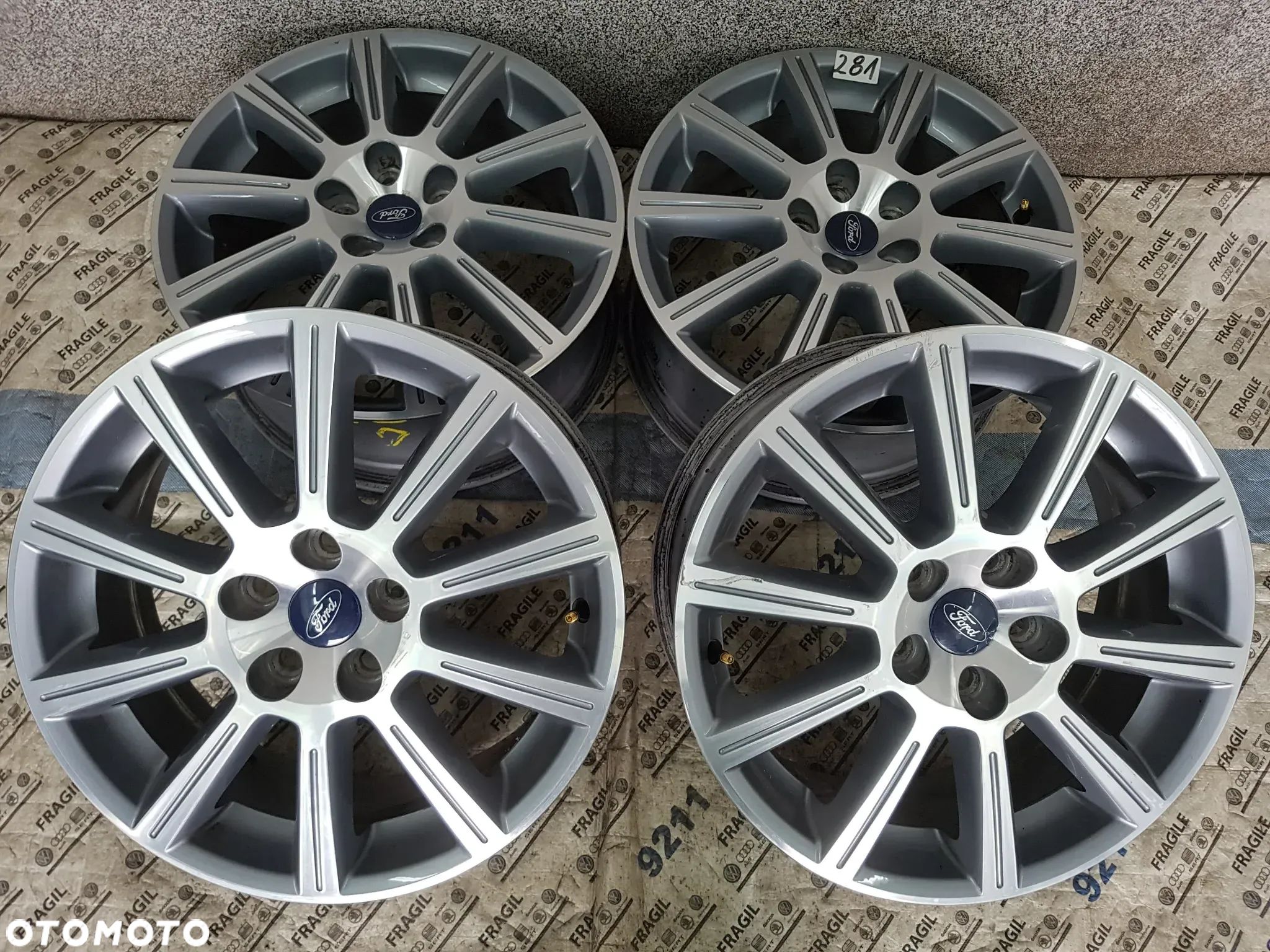 ALU FELGI FORD S-MAX KUGA  FOCUS VOLVO S40 V50 S60 V90  GALLAXY 7JX17  5X108 ET55 - 1