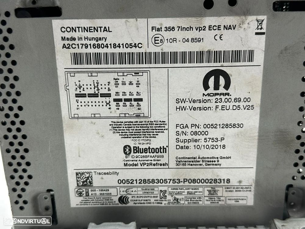 Rádio - Fiat Tipo (2018) - 3