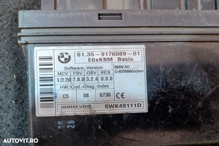 Modul confort  BCM KBM 9176069 9176069-01 9176069 9176069-01 BMW Seri - 3