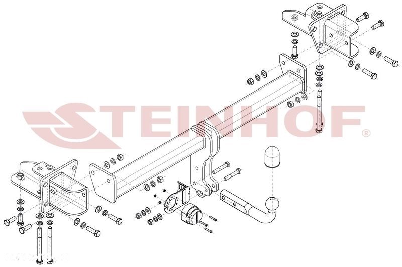 Hak holowniczy + MODUŁ 7PIN do Land Rover Discovery V od 2017 - 2
