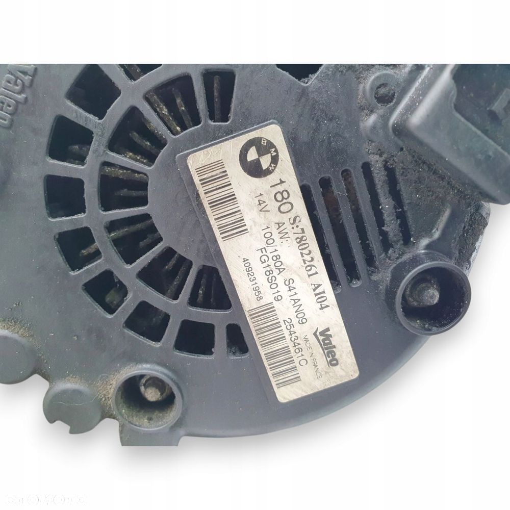ALTERNATOR BMW E90 E60 X3 E83 2.0d 180A Valeo 7802261 2543461C 409231958 - 7