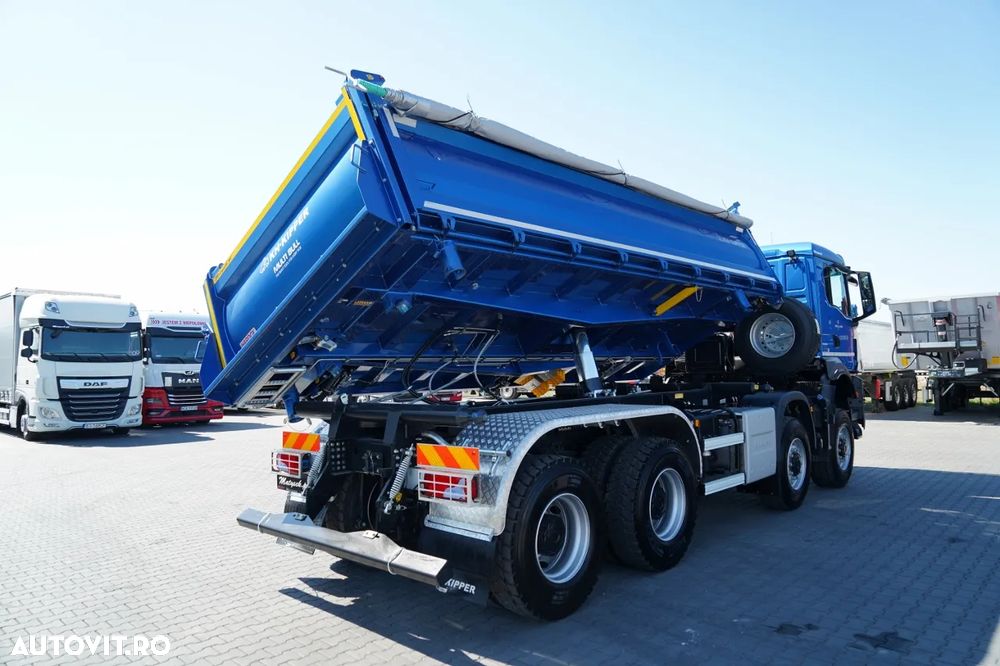 MAN TGS 41.480 / 8x6 / BASCULANĂ SPATE / MANUAL / NOU NOU / KH-KIPPER / - 12