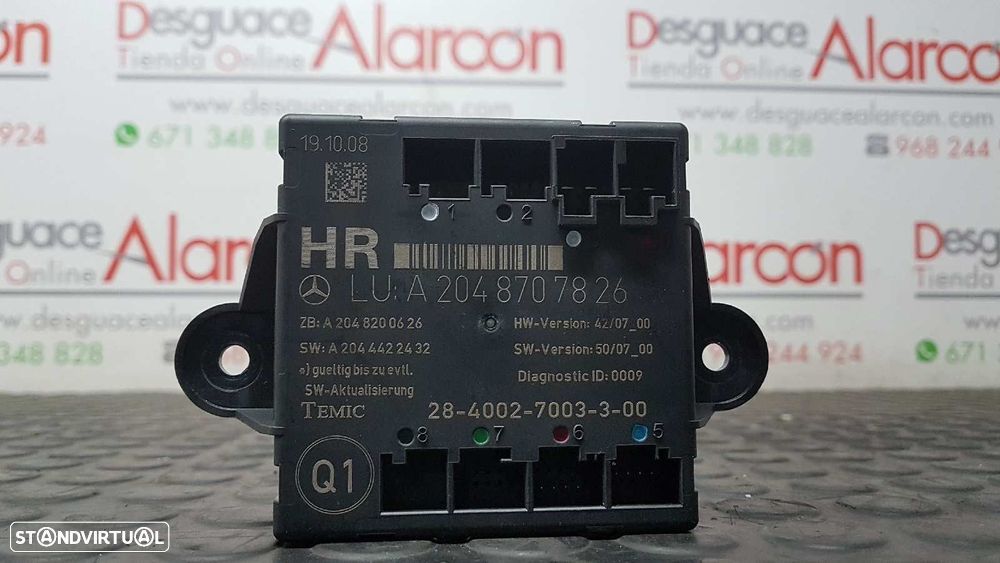 CENTRALINA/BOMBA FECHO CENTRAL MERCEDES CLASE C (W204) BERLINA C 200 CDI (204.00... - 1