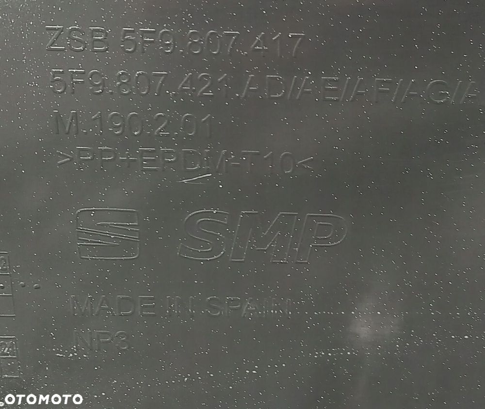 NOWY ZDERZAK TYŁ TYLNY SEAT LEON 3 III ST KOMBI LIFT 2017-2020R 5F9807421AD - 5
