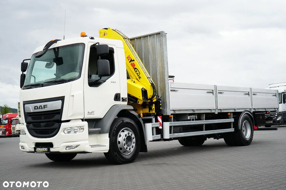 DAF LF / 250 / SKRZYNIOWY + HDS / HYVA HB-150 / PILOT / ROTATOR - 37