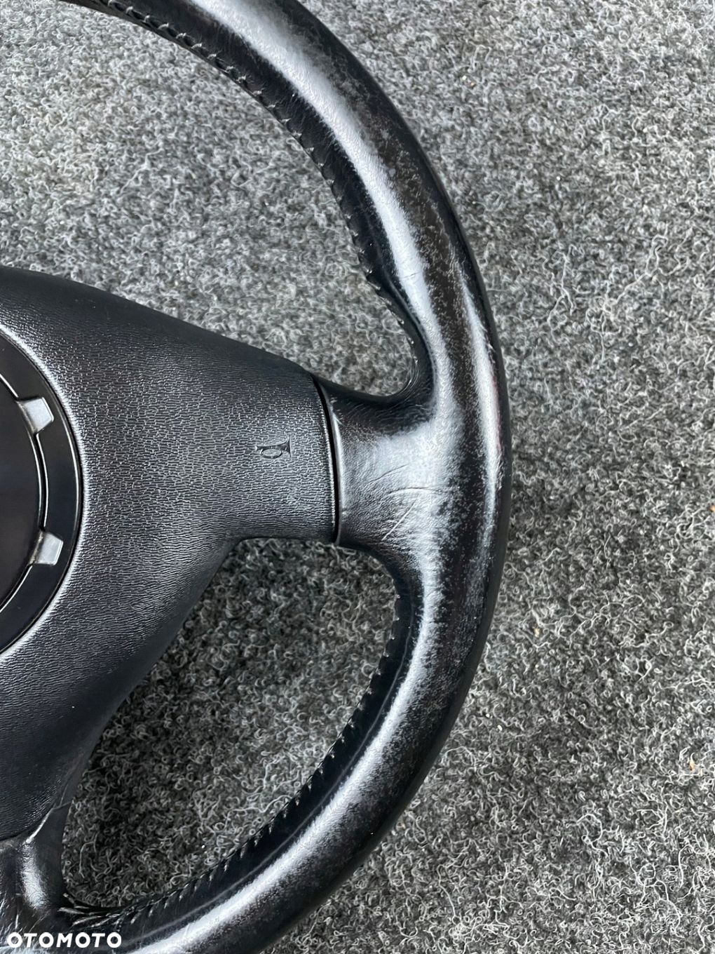 audi a3 8l kierownica trójramienna skóra do obszycia poduszka airbag kpl. - 2