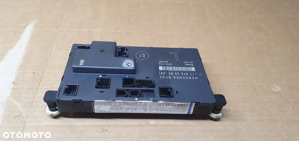 Moduł sterownik drzwi lewy przód Mercedes E Klasa W211 Lift A2118702585 - 3