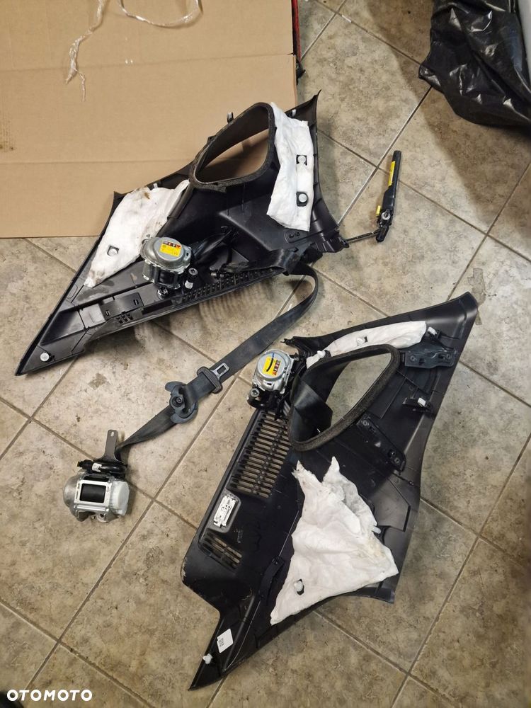 konsola airbag pasy komplet nissan qashqai 3 iii demontaż - 10