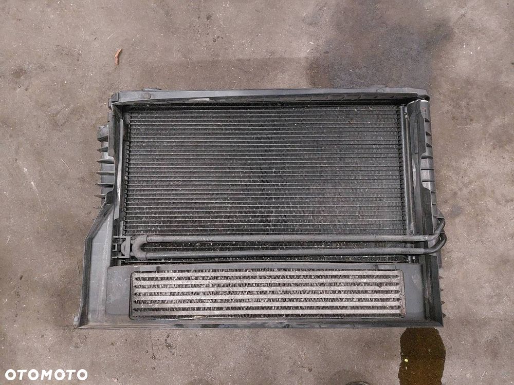 CHŁODNICE KOMPLET + WENTYLATOR BMW E61 520D 2.0 D 77260104 7805603 - 7