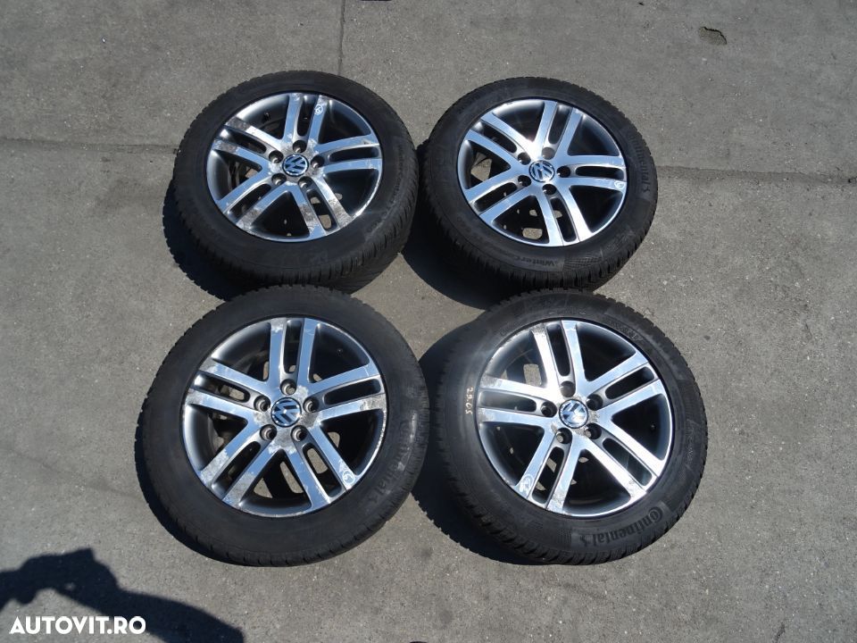 Vand Jante aliaj cu Cauciucuri Volkswagen Golf 6 205/55 R16 din 2011 cod: 1K0601025DF - 1