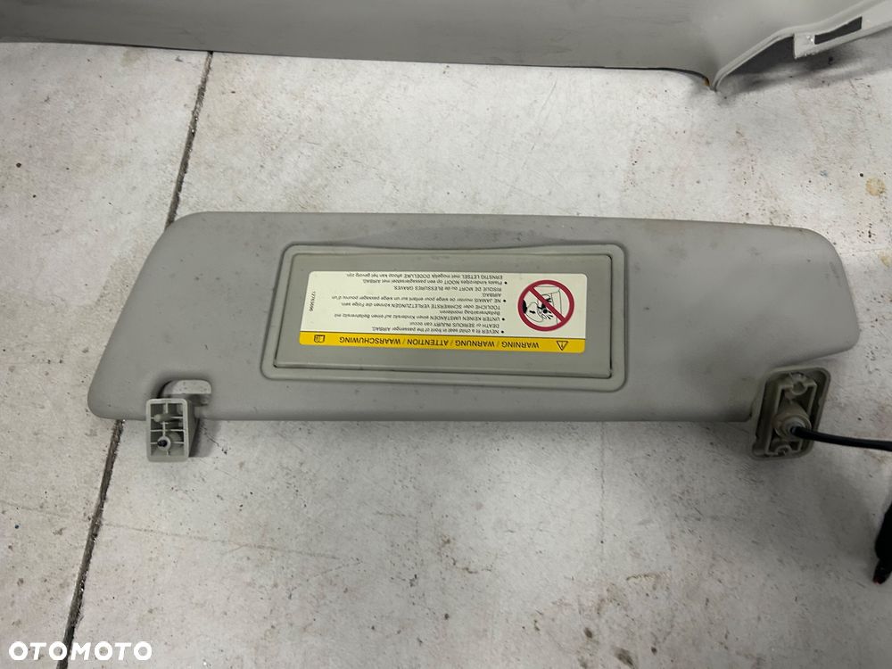 Saab 93 9-3 cabrio osłona dachu kremowa przeciwsłoneczna słupka A B komplet ramki - 3
