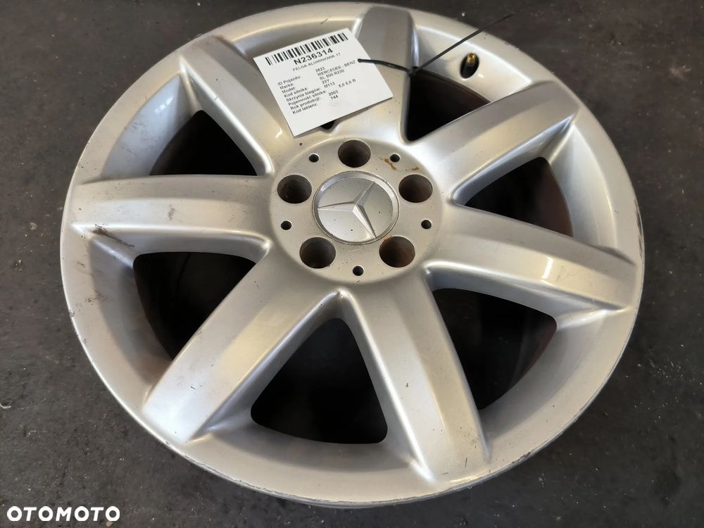Felgi aluminiowe R17 A2304010902 Mercedes-Benz SL-class, SL R230  2003r. - 11
