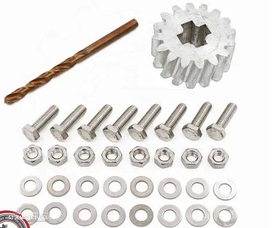 Kit de reparação do suporte roda suplente Ford Galaxy Vw Sharan Seat Alhambra 1996 a 2010 1418290 7M3803660B - 1