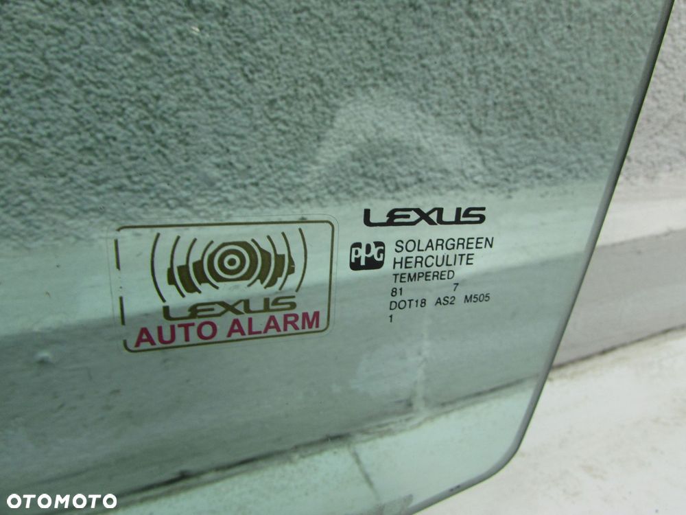 LEXUS RX II 400H 03-08 SZYBA BOCZNA DRZWI KIEROWCY - 7