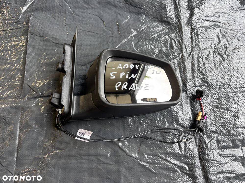 Vw Caddy IV 2k7 lusterko prawe 5 PIN europa - 1