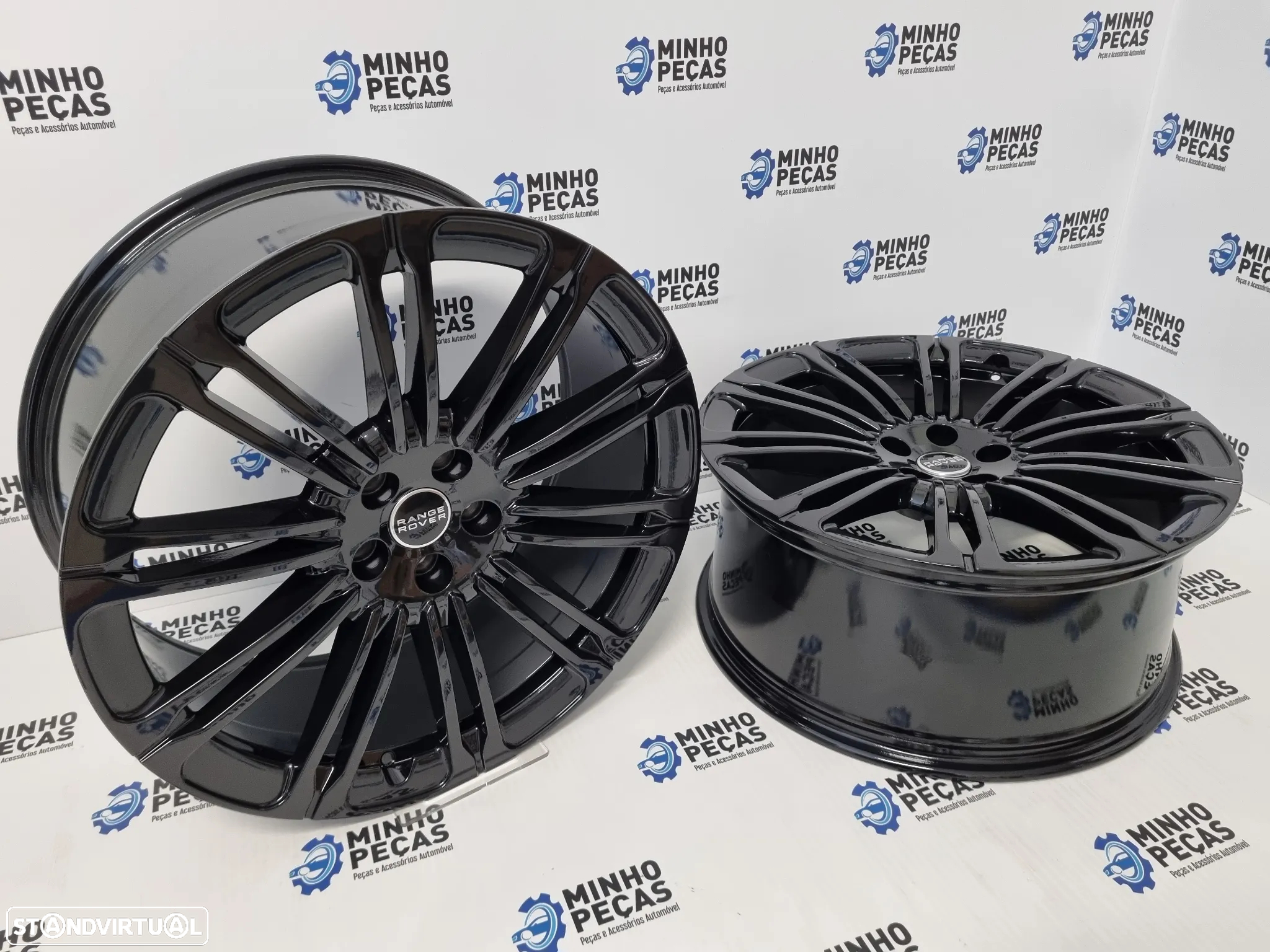 Jantes Range Rover Sport em 22 Preto Brilho (5x120) - 8