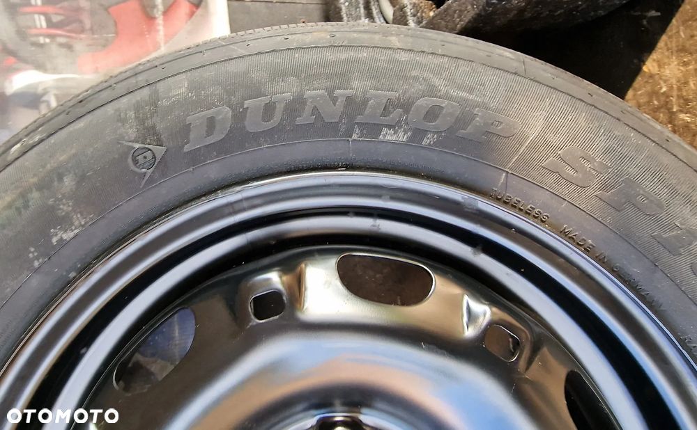 KOŁO ZAPASOWE DUNLOP 165/70 R14 14" + WKŁAD ZESTAW NAPRAWCZY SKODA FABIA I - 6