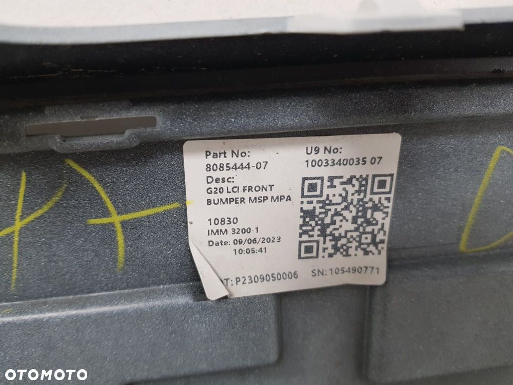 ZDERZAK PRZÓD BMW 3 G20 G21 LCI LIFT M-PAKIET MPAKIET 23-24 PRZEDNI 8085444-07 - 12