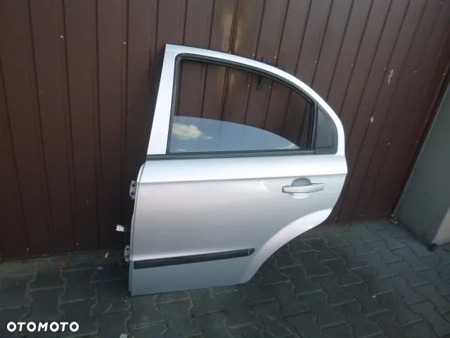 DRZWI LEWY TYŁ LEWE TYLNE CHEVROLET AVEO II T250 KOMPLETNE 05- - 6