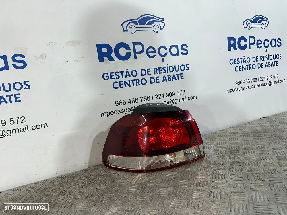 .Conjunto Farolins Tras Traseiro Esquerdo Direito Original Volkswagen VW Golf 6 Mk6 5k0945096M 5k0945095F 2008 - 2013 - 6