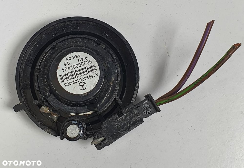 GŁOŚNIK GŁOŚNICZEK WYSOKOTONOWY MERCEDES SPRINTER W906 A1698200102 - 2