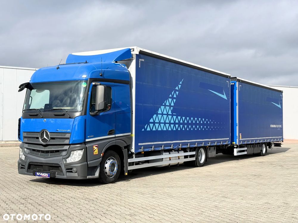 Mercedes-Benz ACTROS F 1836 / ZESTAW TANDEM 120 M3 / PRZEJAZDOWY / 7,75 M + 7,75 M / SALON PL - 2