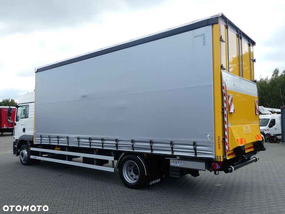MAN TGM 18.340 / FIRANKA 7.70 + WINDA / ZSUWANY DACH / EURO 6 / - 4