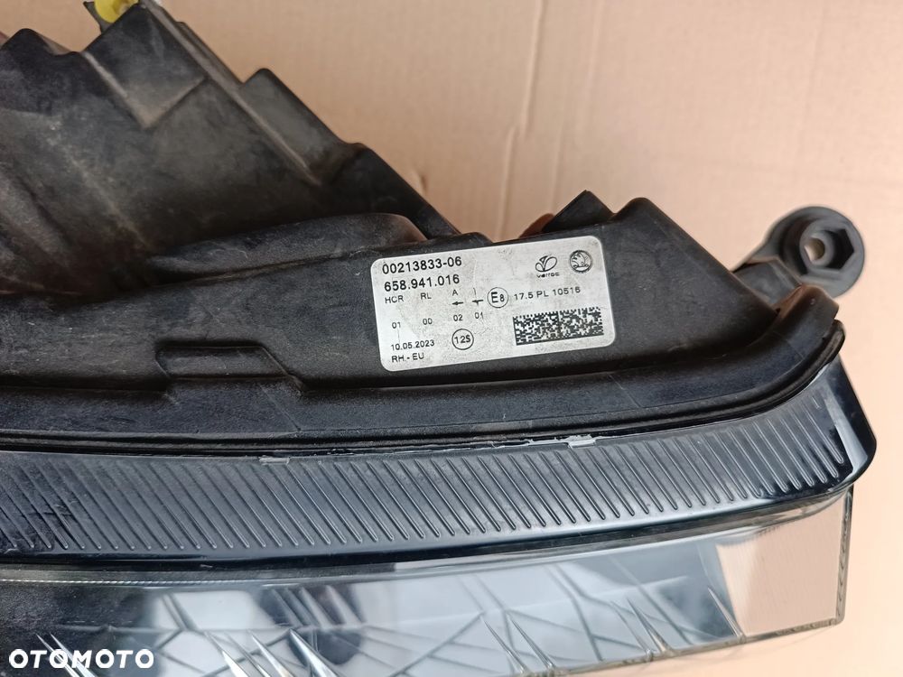 Full Led prawy Skoda Kamiq lampa prawa 658941016 - 3