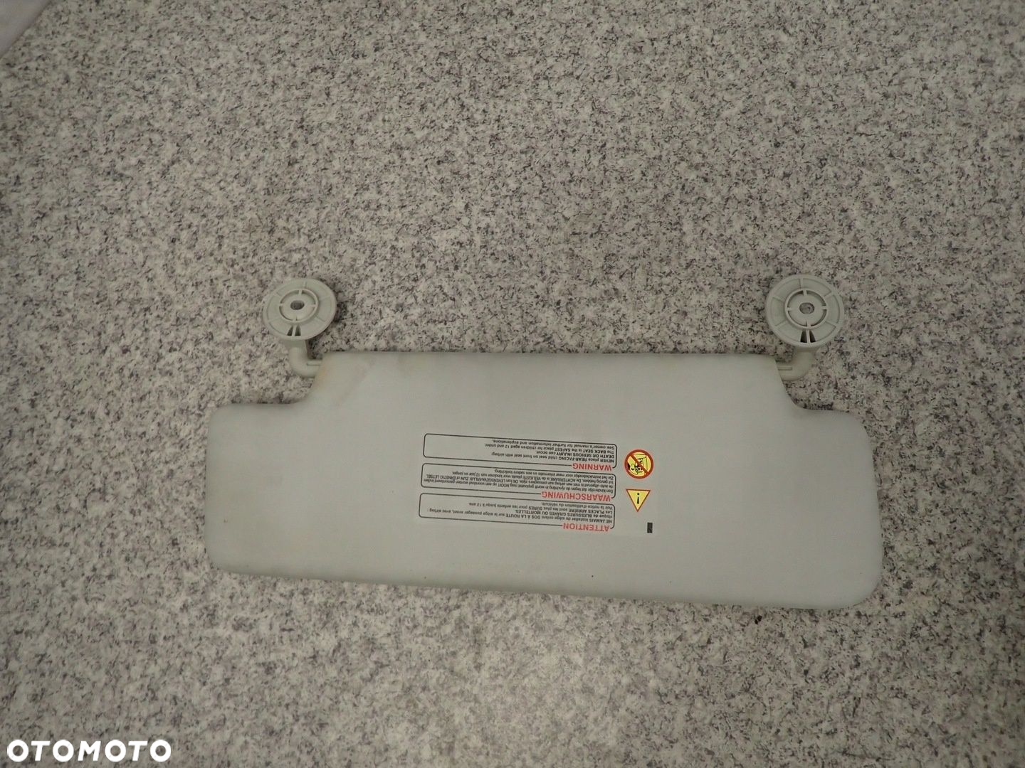 NISSAN MICRA K12 03- DASZEK PRZECIWSŁONECZNY PRAWY - 7