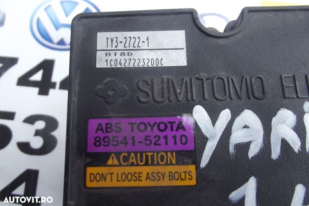 Pompa ABS Toyota Yaris 2001-2005 unitate ABS Modul ABS COD 8954152110 - 1