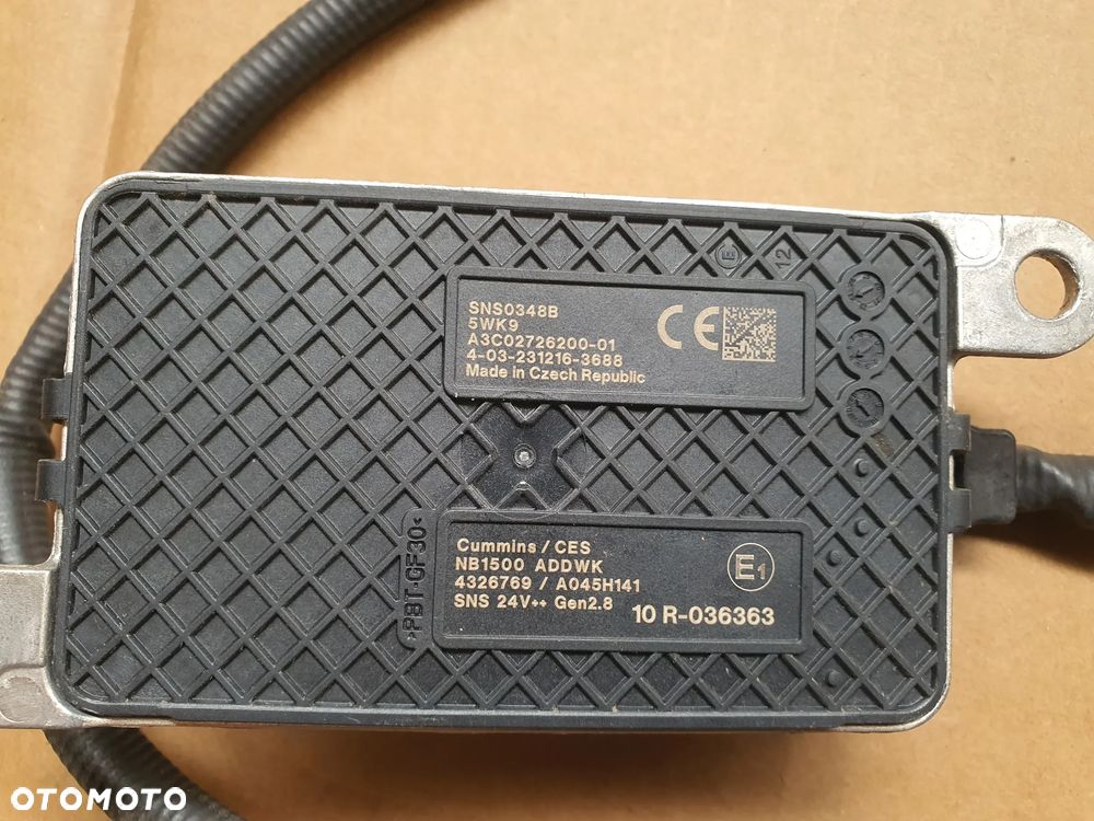 Czujnik NOX DAF XF 106 SNS0348B 4326769  A045H141 Cummins - 4