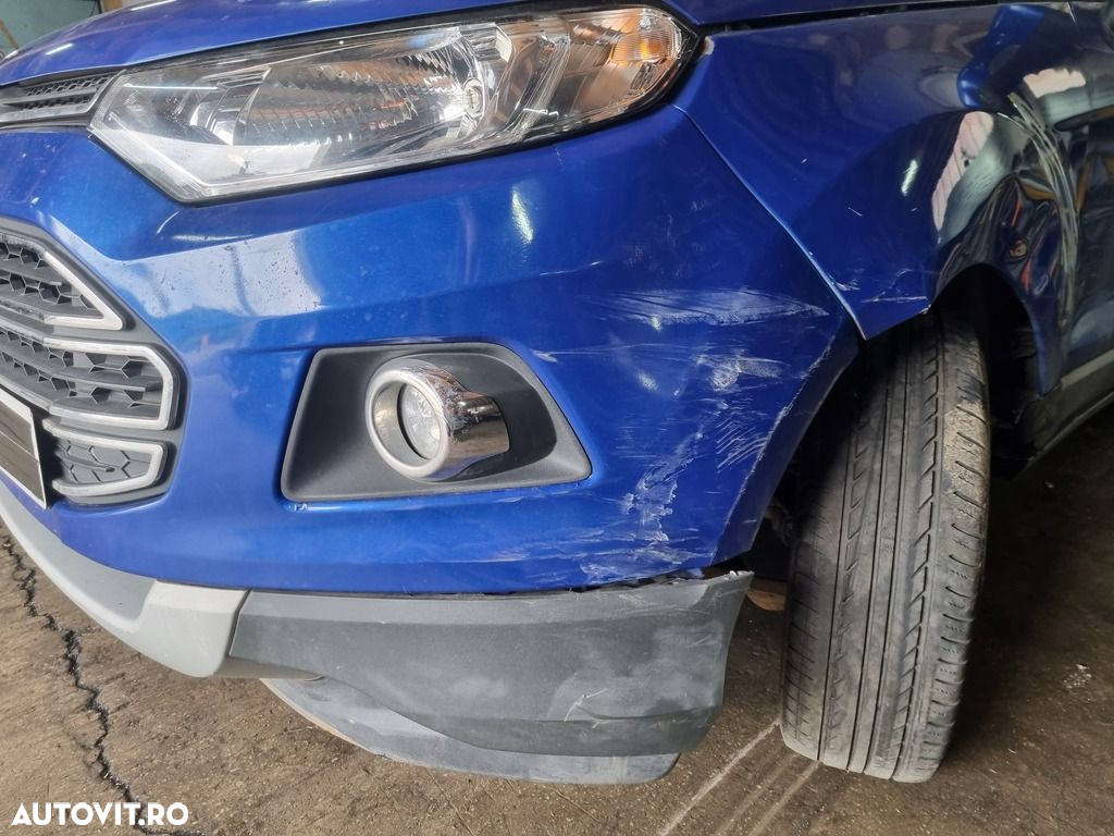 Bara fata Ford Ecosport 2013 - 2017 Albastru (1258) model fara spalatoare far - 4
