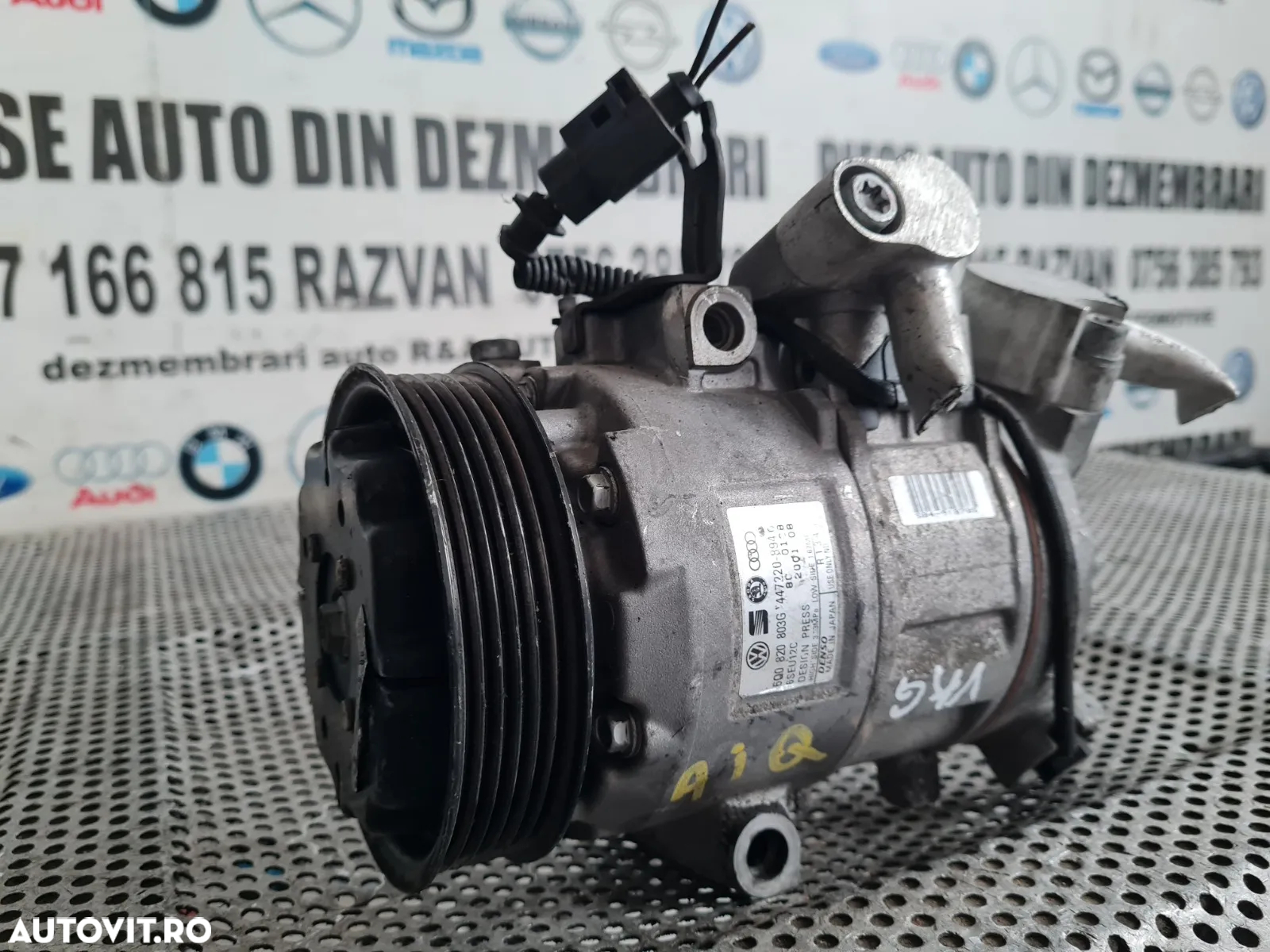 Compresor Clima AC Aer Conditionat Vw Polo Skoda Fabia Seat Ibiza 2002-2014 Cod 6QG - 5