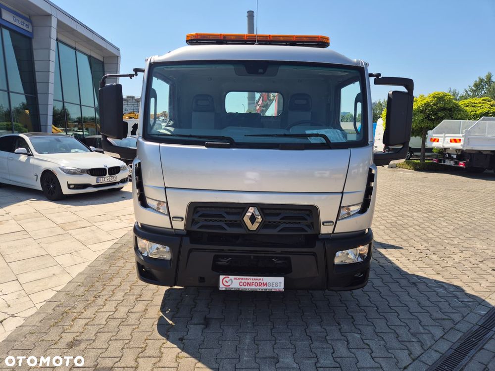 Renault D 7.5 180 / SKRZYNIA / HDS FASSI F32 / NISKI PRZEBIEG / BEZWYPADKOWY / OKLEJONY / AUTOMAT / CHWYTAK / SERWISOWANY / UNIKAT / EURO 6 - 3