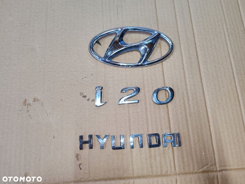 logo napis klapy bagażnika emblemat hyundai i20 ii 14-18 - 1