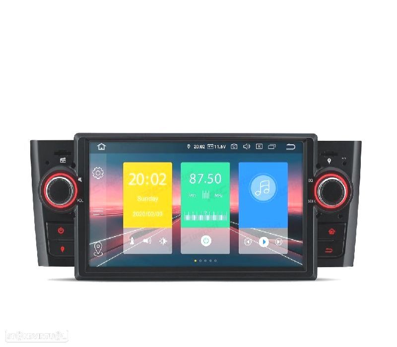 AUTO RADIO GPS ANDROID 10 PARA FIAT GRANDE PUNTO 05-09 USB GPS TACTIL HD - 3