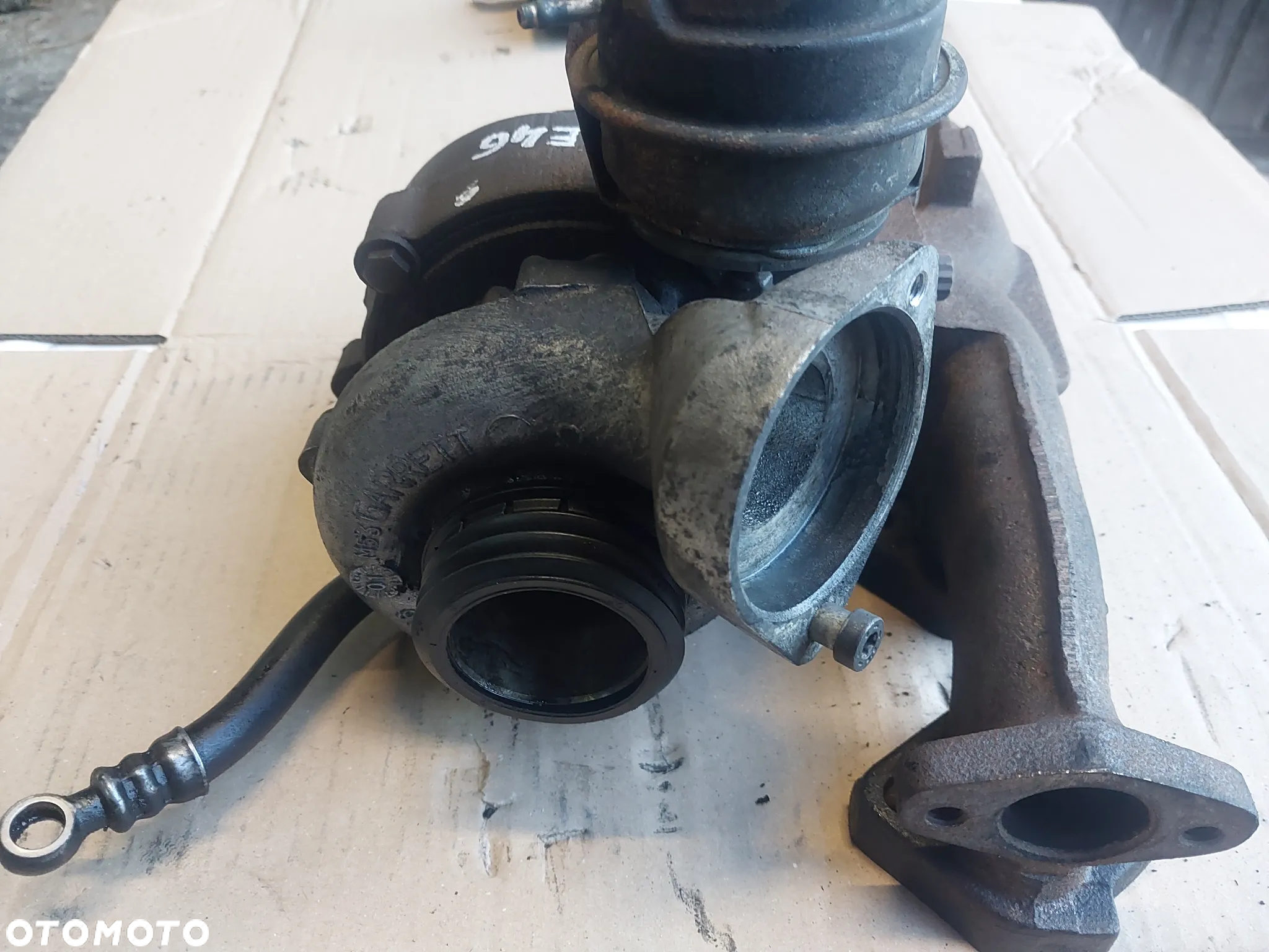 Turbo Turbina Turbosprężarka BMW E81 E87 320D 520d E46 X3 E83 2.0D 150 KM 110 kW Garett GT1749V  7787626D  717478-1 - 6