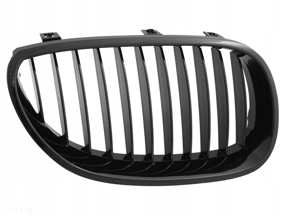 ATRAPA GRILL KRATKA BMW 5 E60 E61 TUNING BLACK POŁ - 2