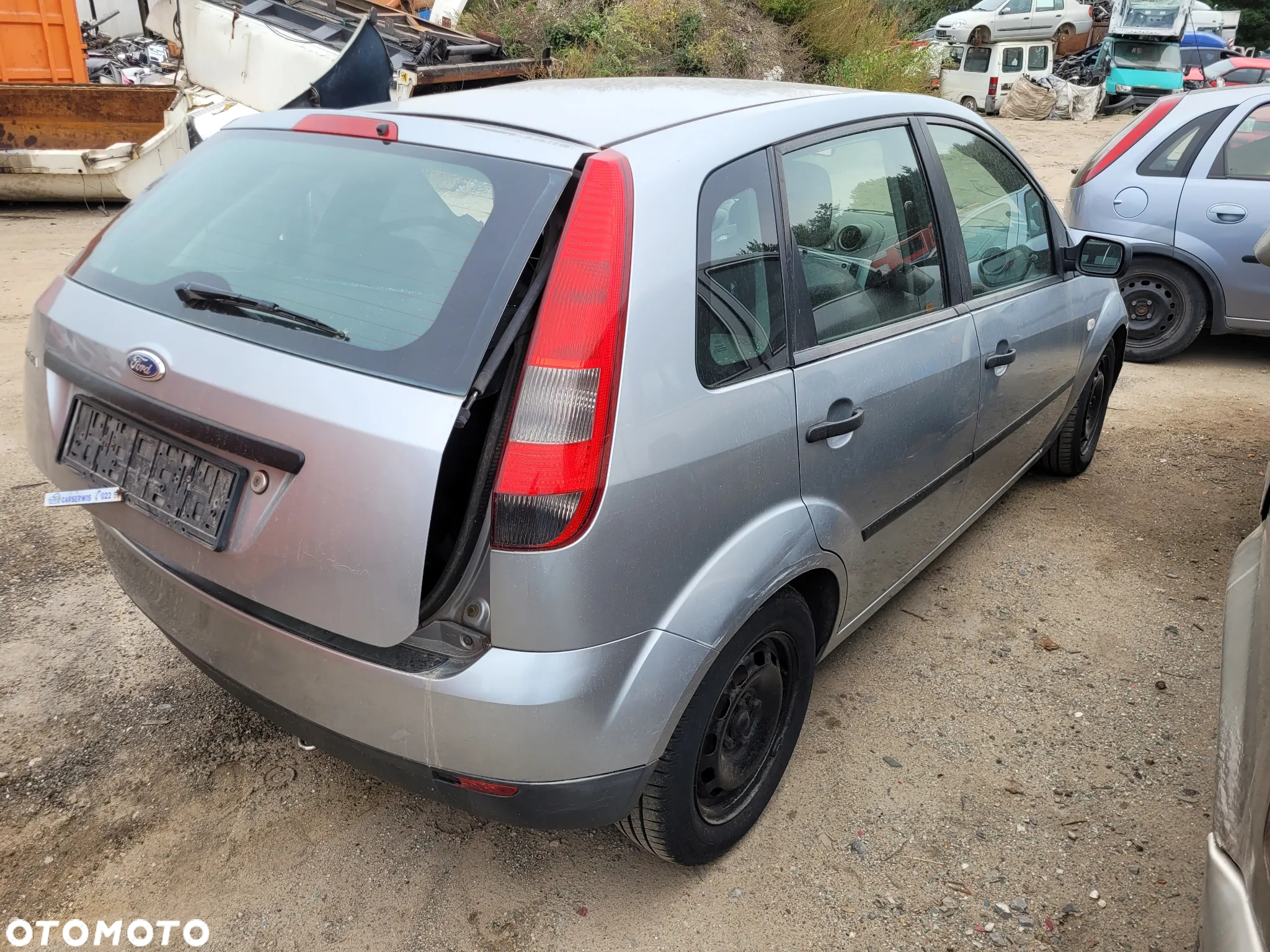 ford fiesta mk6 74 maska zderzak lampa grill błotnik drzwi zbiornik paliwa szyba lusterko klamka - 3