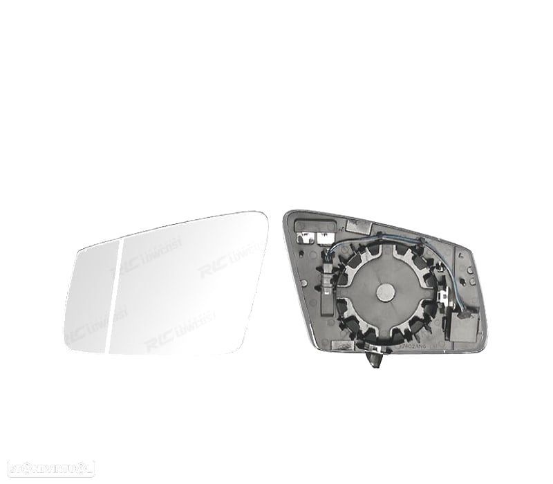 VIDRO BASE ESQUERDA MERCEDES CLASSE E W212 09-11 ALERTA PONTO CEGO - 1