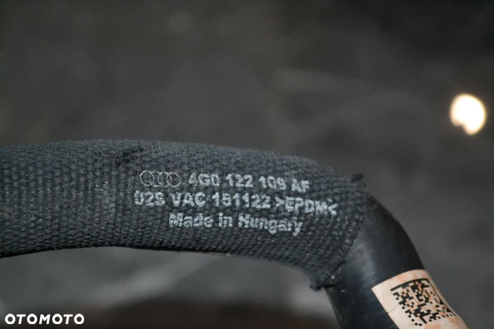 AUDI A6 C7 PRZEWÓD RURKA WĄŻ WODY 4G0121071N 4G0122109AF 4G0122109A - 4