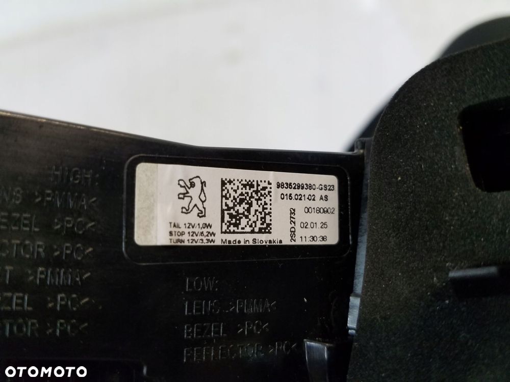 lampa tył peugeot 308 iii t10 hb - 13