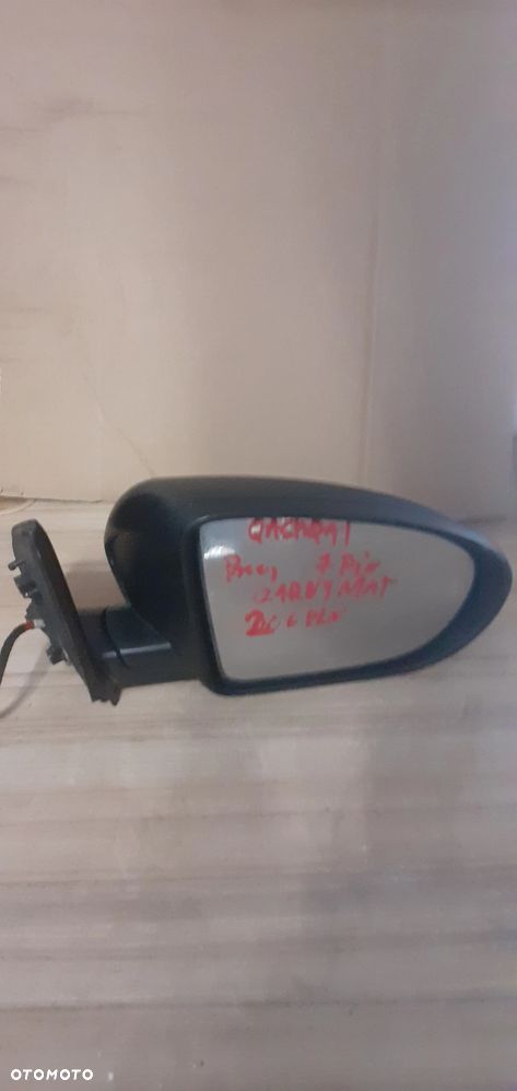 # LUSTERKO LEWE NISSAN QASHQAI 7PIN CZARNY MAT - 2