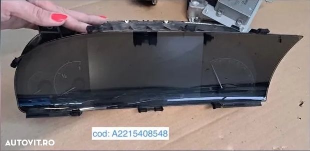 Ceasuri bord s class w221 benzina cu display lcd tablou de bord panou 2005-2013 - 1