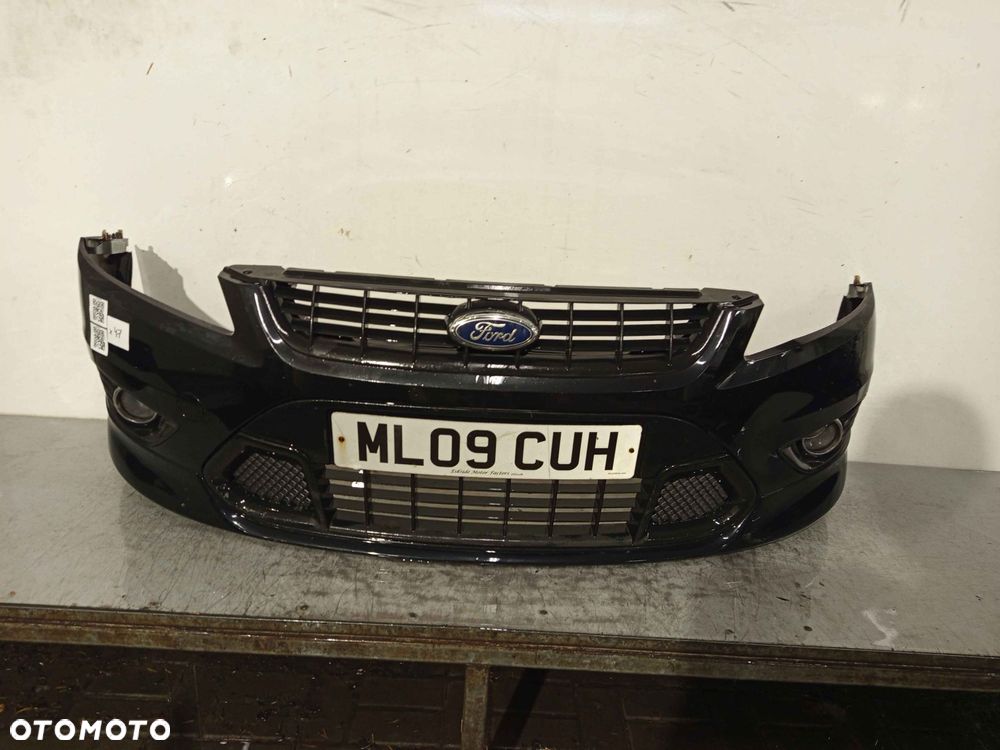 + ZDERZAK PRZÓD PRZEDNI DO FORD FOCUS MK2 II ST LIFT FL F3 CZARNY HALOGENY DOKŁADKA ! - 1