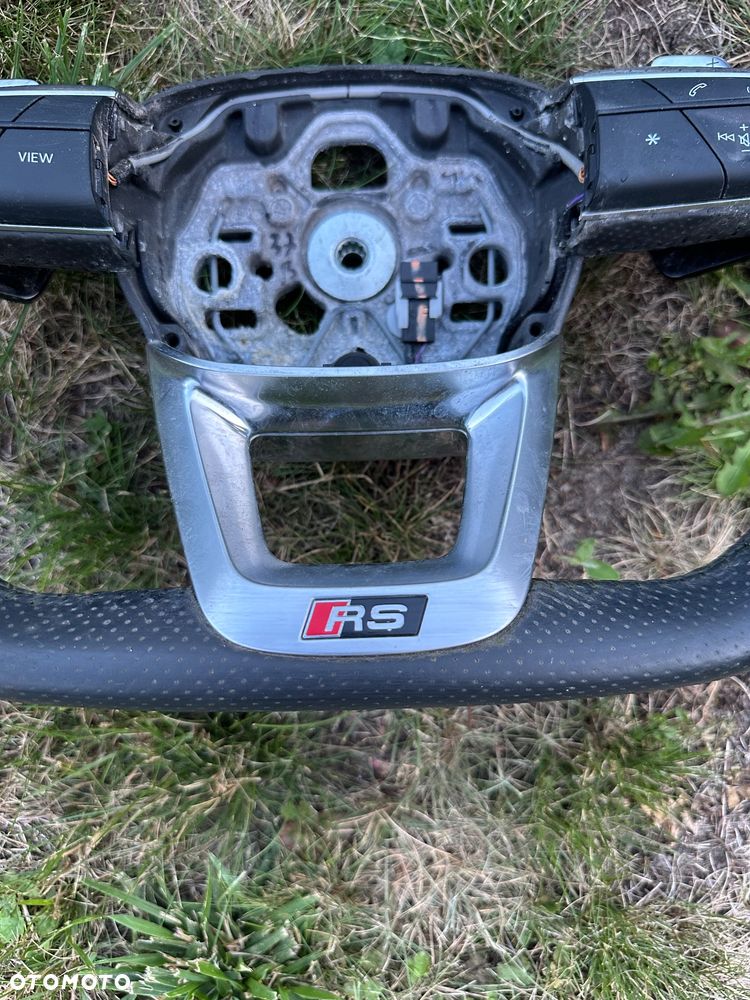 Kierownica multifunkcyjna AUDI RSQ3 łopatki ścięty dół - 2