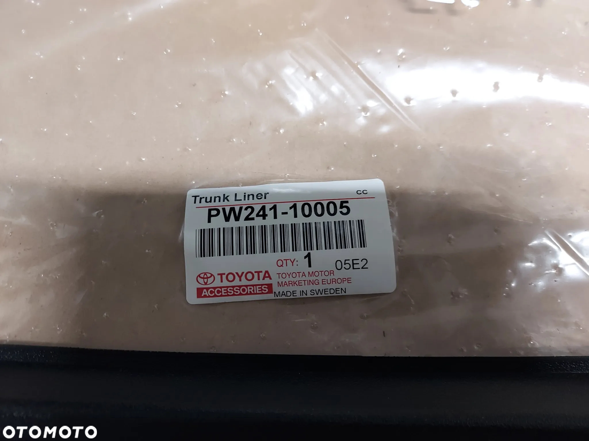 Toyota C-hr 16- Mata Wykładzina Bagażnika Nowa Oryginał - 3