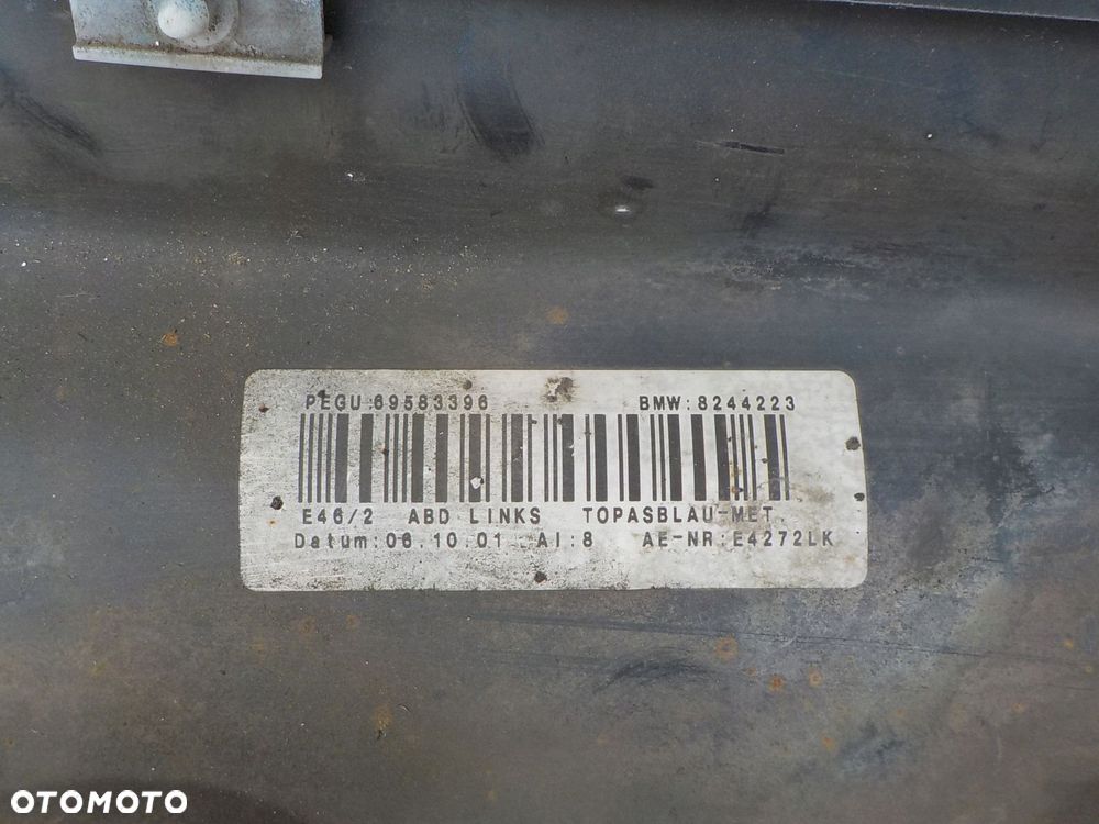 21 BMW 3 E46 M-PAKIET LISTWA NAKŁADKA PROGOWA LEWA - 6