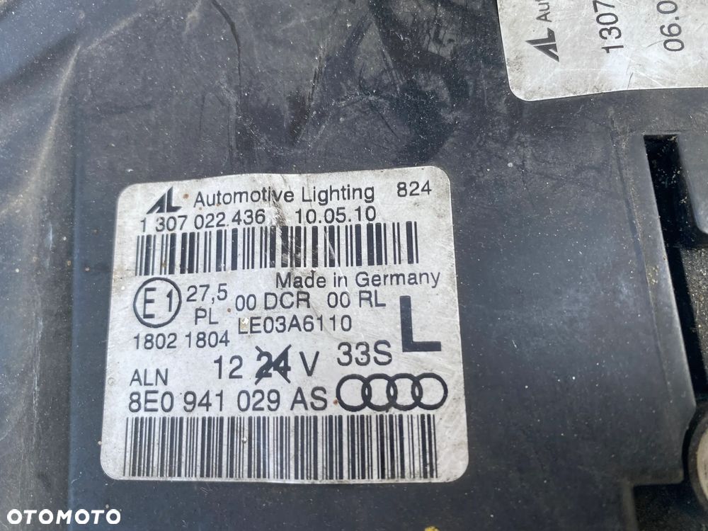 lampy audi a4 b7 bi xenon nieskrętny komplet eu całe - 4